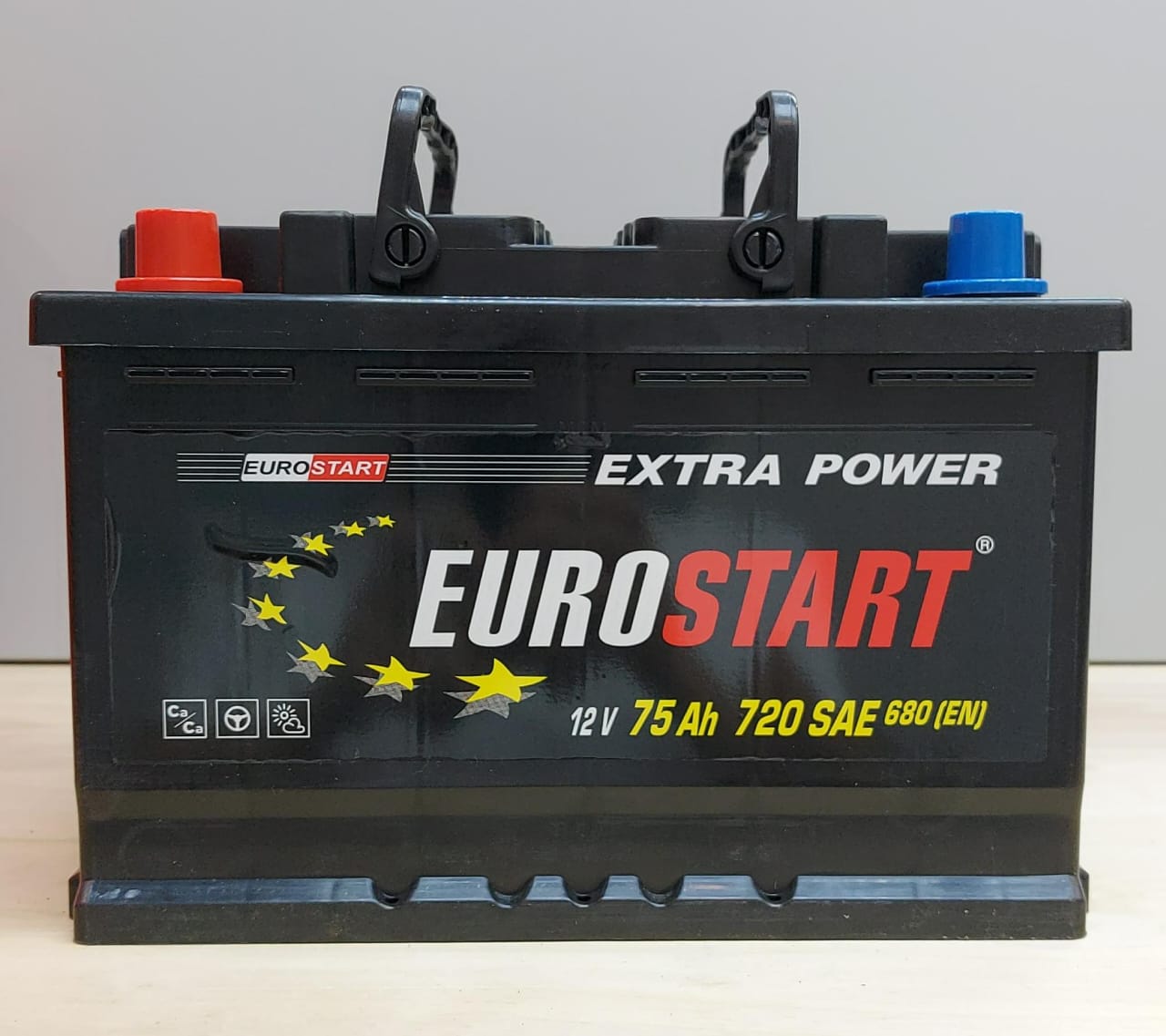 Аккумулятор EUROSTART Extra Power 75Ah 680A L+ 278x175x190