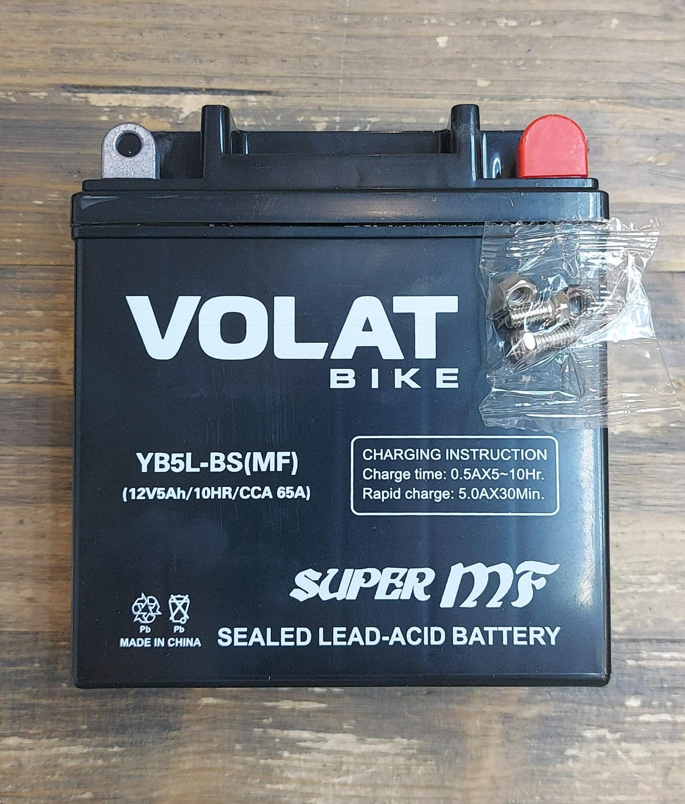 Аккумулятор  мото Volat Bike YB5L-BS(MF) 12V 5Ah