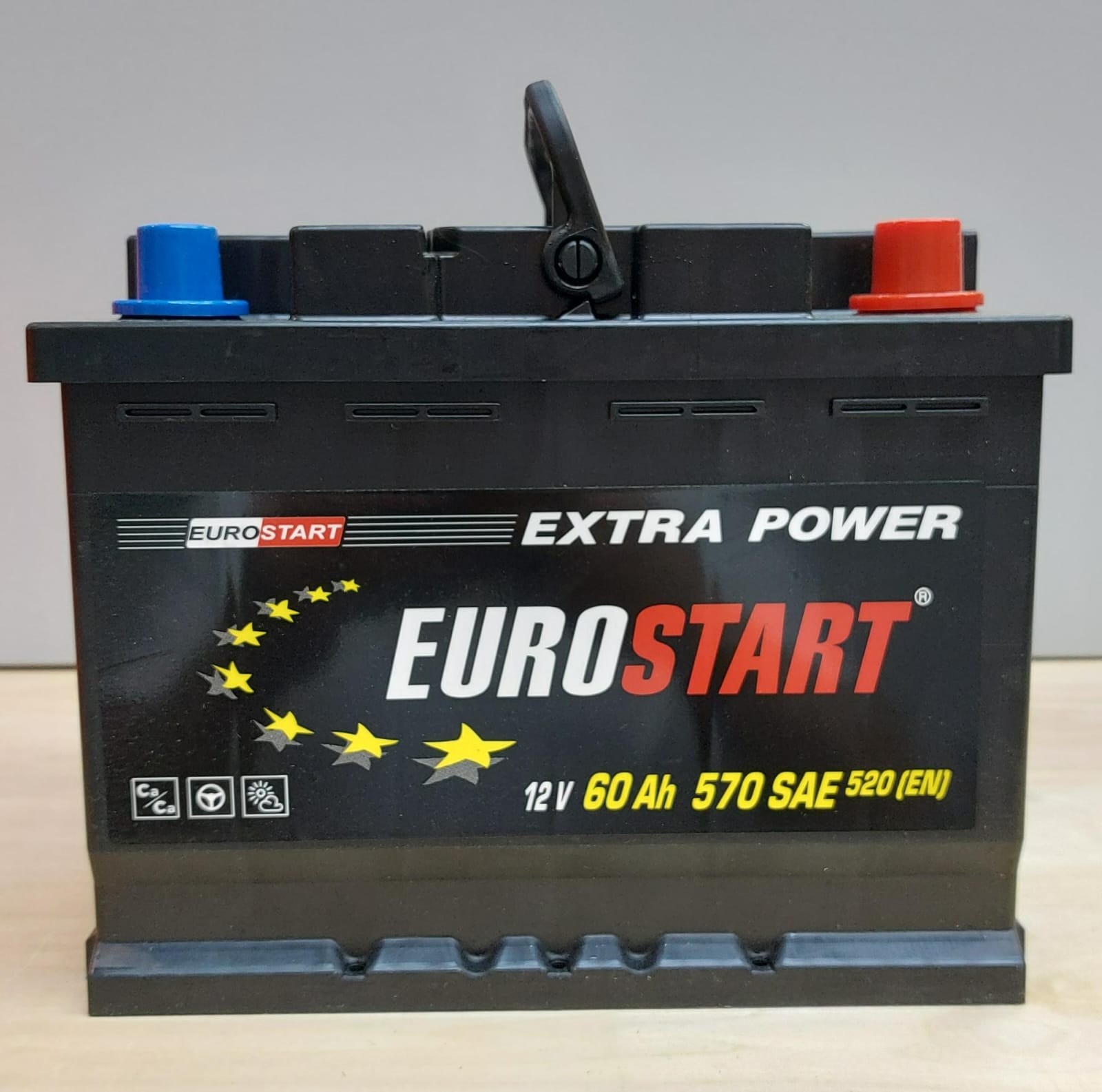 Аккумулятор EUROSTART Extra Power 60Ah 480A R+ 242x175x190