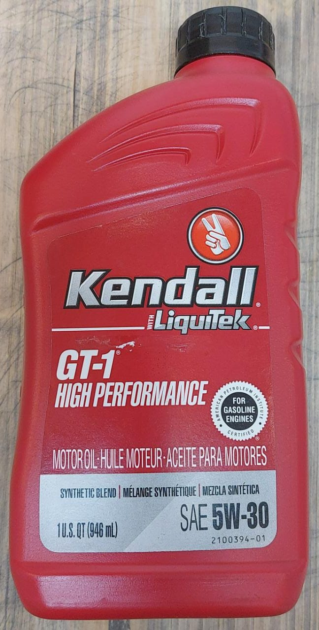Полусинтетическое моторное масло Kendall GT-1 HP 5W30 1L 1081219
