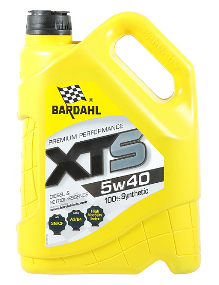 Моторное синтетическое масло Bardahl XTS 5W-40, 5 л