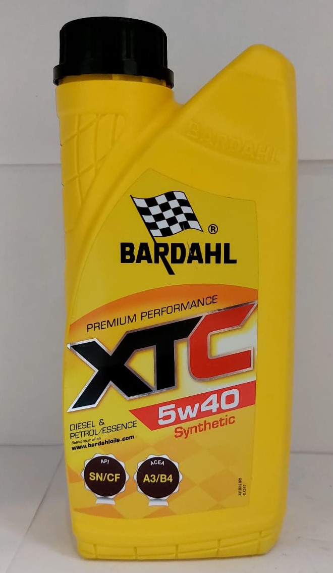 Синтетическое моторное масло Bardahl 5W40 XTc 1L 36161