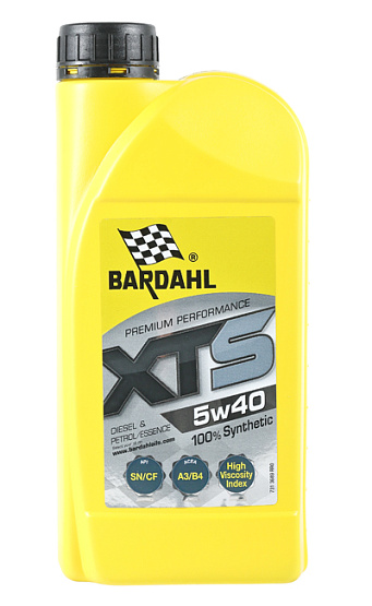 Моторное синтетическое масло Bardahl XTS 5W-40, 1 л