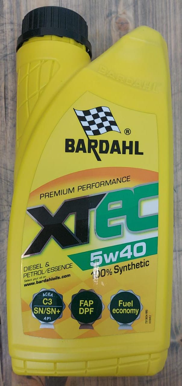 Синтетическое моторное масло Bardahl 5W40 XTeC 1L 36341