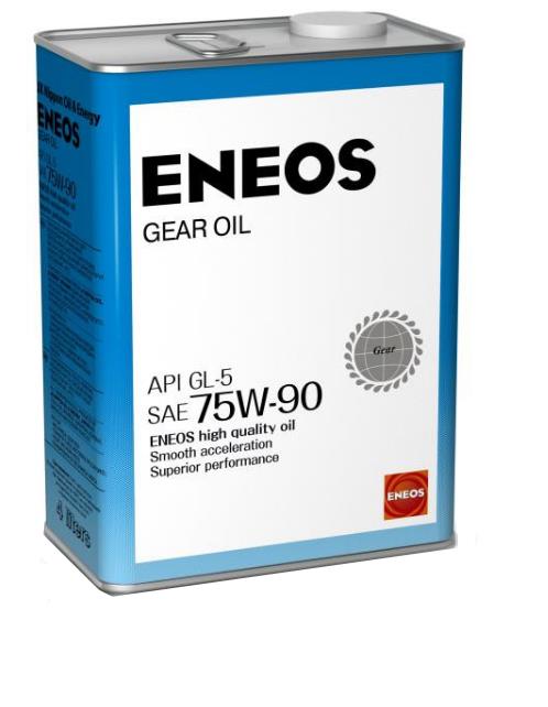 Трансмиссионное масло ENEOS 75W90 GEAR GL-5, 4 л. OIL1370